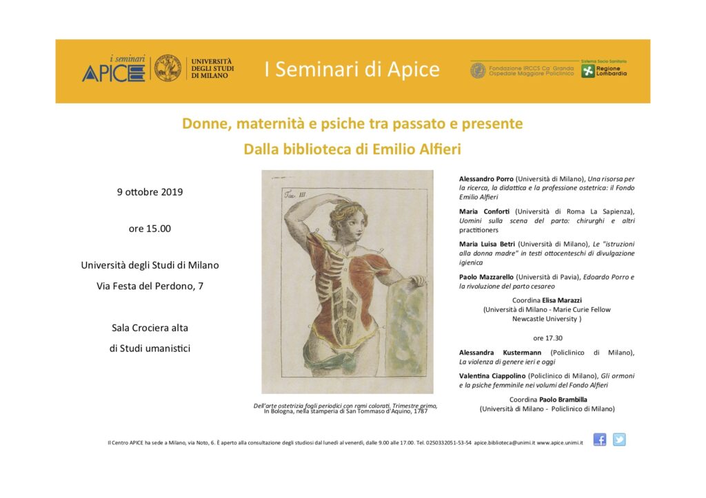 Donne, maternità e psiche tra passato e presente. Dalla biblioteca di Emilio Alfieri